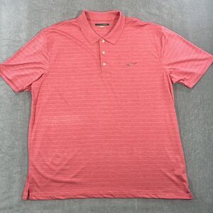 Greg Norman Mens 3XL Salmon Pink Golf Polo Shirt‎